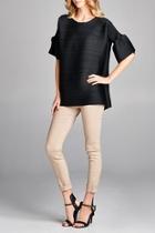  Audrey Pleated Top