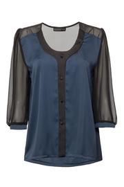  Deep Blue Blouse