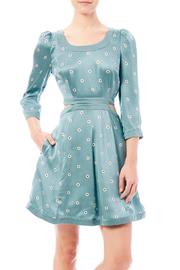  Floral Blue Dress
