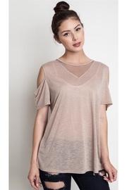  Mesh Beige Tee
