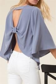  Violet Cutout Top