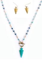  Boho-style Arrow Toggle-necklace-set