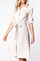  Madeline Shirtdress Beige