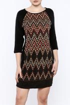  3/4 Sleeve Sweater Dress
