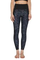  Stipple Floral Print High Rise 7/8 Legging