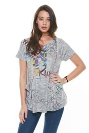  Newsprint Pocket Top