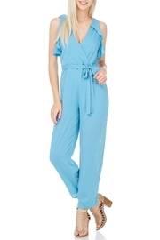  Dusty Blue Lined Jumpsuit