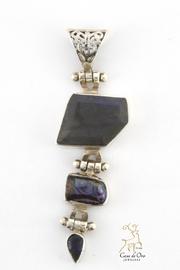  Labradorite Pearl Pendant