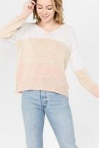  Beige Striped Sweater