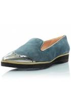  Blue Suede Loafer