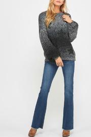  Ombre Metallic Star Sweater