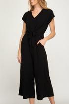  Knit Culote Jumpsuit