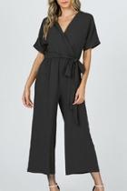  Black Dolman-sleeve Jumpsuit