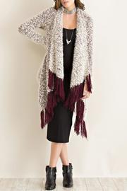  Fuzzy Fringe Cardigan