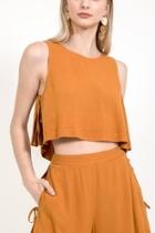  Side Tie Crop