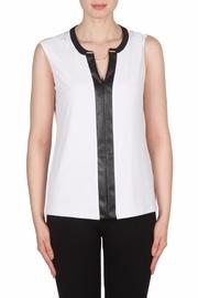  Leatherette Trimmed Top