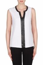  Leatherette Trimmed Top