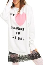  My-heart-to-my-dog Sweatshirt