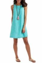  Turquoise Sleeveless Dress