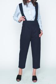  Navy High Waist Overall