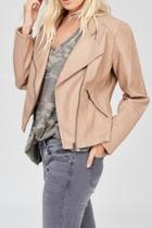  Blush Leather Jacket