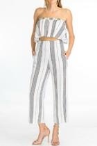  Striped Crop Pant