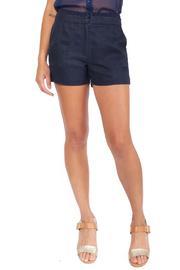  Navy Linen Shorts