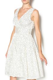  Ivory Gold Bow Dress