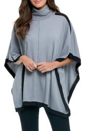  Contrast Trim Poncho