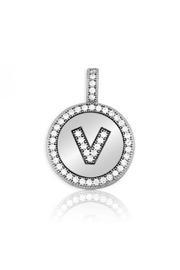  Initial V Necklace