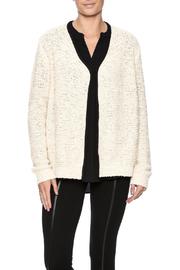  Cream Black Trim Cardigan