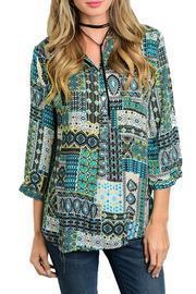  Mixed Pattern Tunic