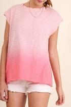  Pink Ombre Top