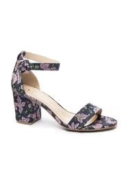 Floral Block Heel