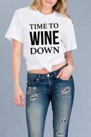  Time To-wine-down Tee
