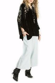  Velvet Poncho Top