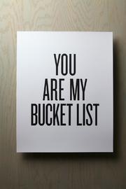  Bucket List Print