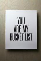  Bucket List Print