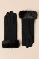  Faux-fur Cuff Gloves