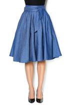  Flowy Denim Skirt