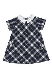 Navy Tartan Dress.