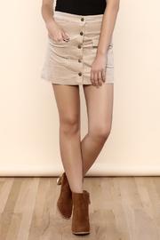  Button Down Mini Skirt