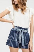  Knit Ruffle Shirt