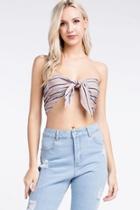  Stripe Crop