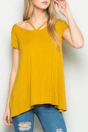  Short Sleeve Detail Tunic