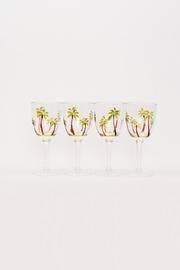  Etched Wine Glasses