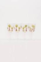  Etched Wine Glasses