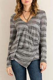  Striped Asymmetrical Shirt