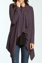  Asymmetrical Wrap Cardigan