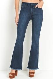  Frayed Hem Flare Jean